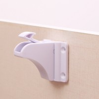 White Cabinet Drawer Lock Baby Magnetic Safety Lock