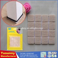 Self Adhesive Wool Felt Pads Floor Scratch Protector For Furniture, Chairs Protection