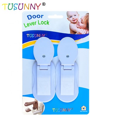 Baby Children Safety Anti-opening Doors & Handles Adhesive Door Lever Lock